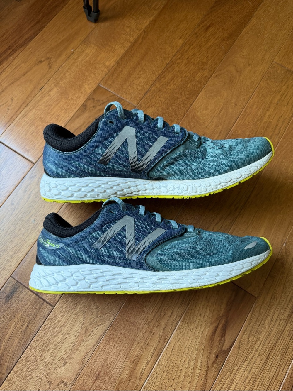 New Balance Blue and Yellow Fresh Foam Zante v3 Mens Size 11